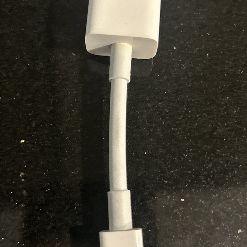 Apple Thunderbolt to Ethernet (RJ-45) Adapter A1433 for MacBook White gallery