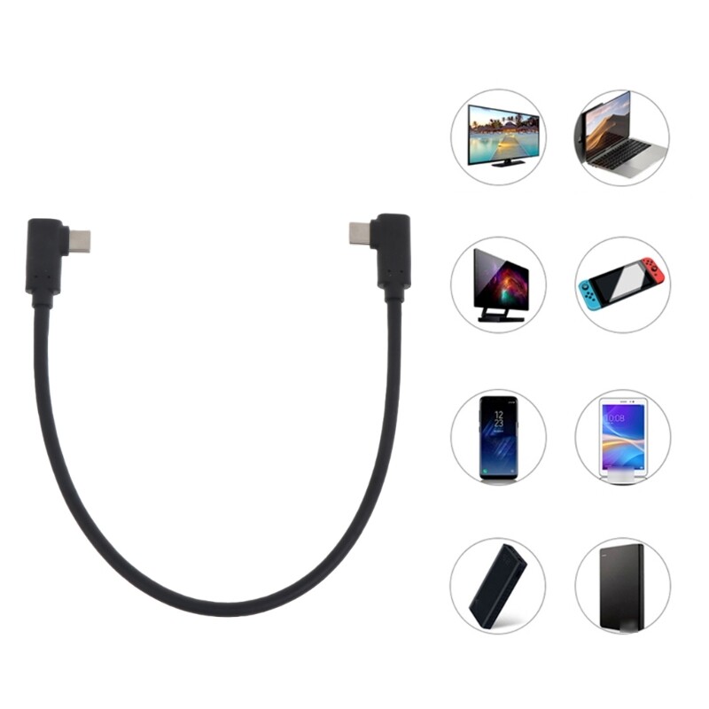 30cm Strong USB C Sync Charger Cable Lead 60W 10Gbps Cord for Cellphone Laptops gallery