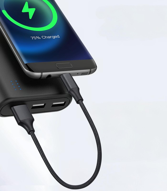 USB C to USBA 1ft Short Charging Cable for iPhone 15/16/17 Pro Max, CarPlay gallery