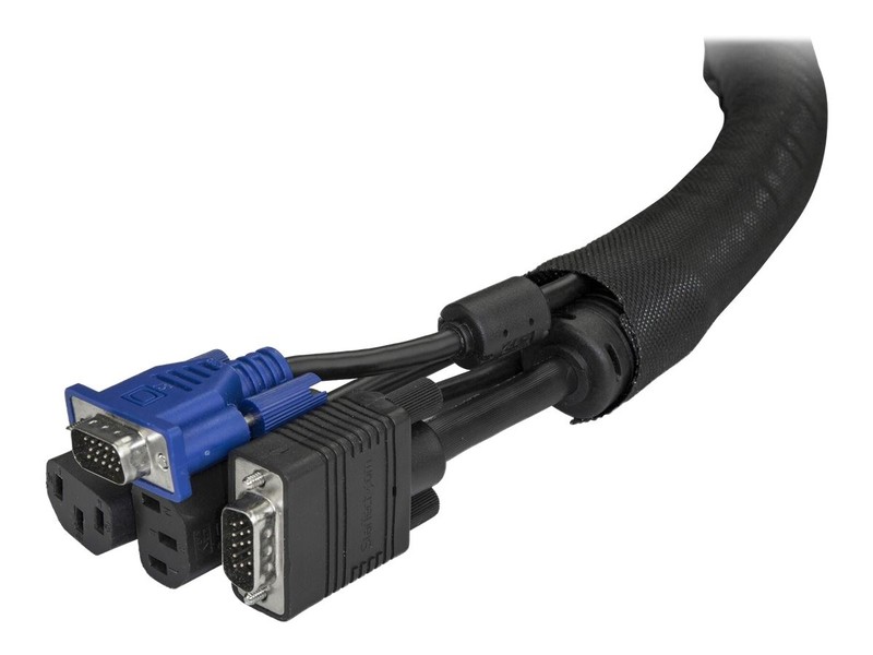 StarTechcom Cable Management Sleeve Trimmable Conduit WKSTNCM