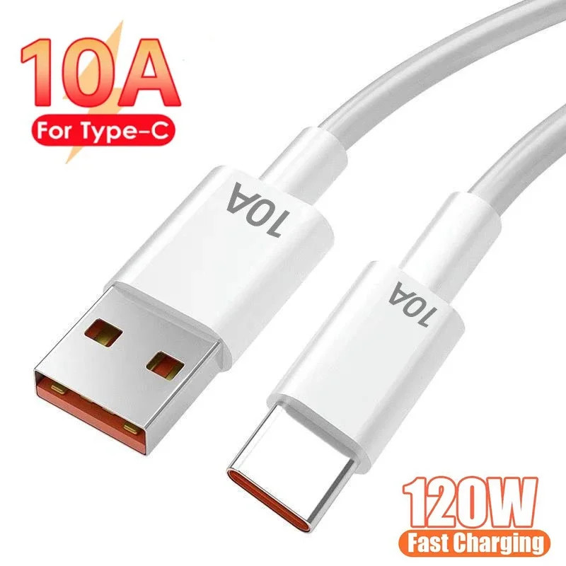 10A USB Type C Cable Mobile Phones Wall Charger Adapter Data Cord For Xiaomi Sam