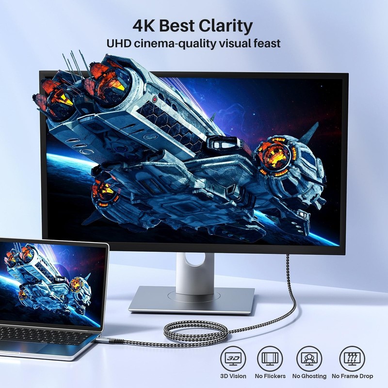 6 inch USB Cable 0.5FT, 20Gbps High Speed Data Transfer Short, Right Angle US... gallery