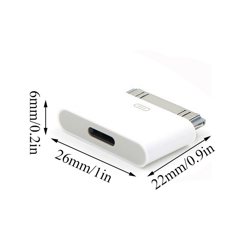 1pc 8 Pin Female To 30 Pin Male Converter Adapter For Your Old Apple Device gallery