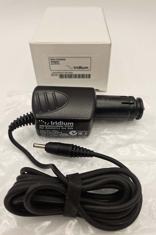 Iridium Auto Accessory Adapter AUTO701 Car Charger for Satelite Phone