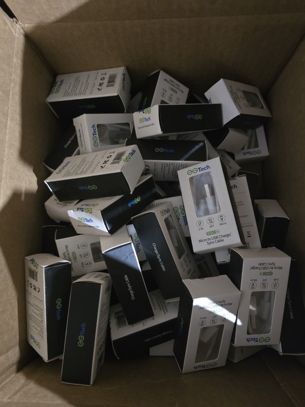 Lot Of 50 Egtech Mirco Usb Cables