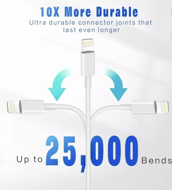 iPhone Fast Charging Cable [Apple MFi Certified] 3-Pack 3FT Lightning to USB gallery