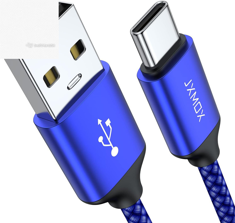3 Pack Short 1ft USB A to USB C Cable Fast Charging Cord iPhone 16 15 Samsung (7 gallery
