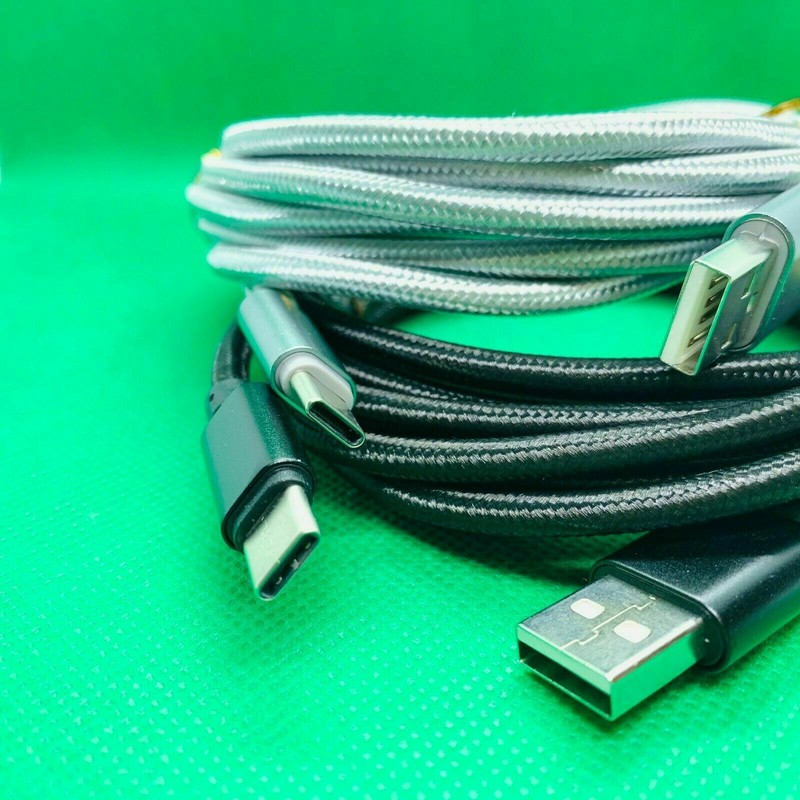 Braided USB C Type-C Fast Charging Data SYNC Charger Cable Cord 6FT EXTRA LONG gallery