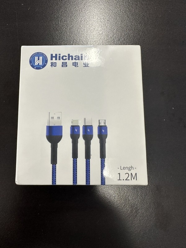 USB Multi-Charging Cable Type A to Type C/L/Micro USB Charging Cord