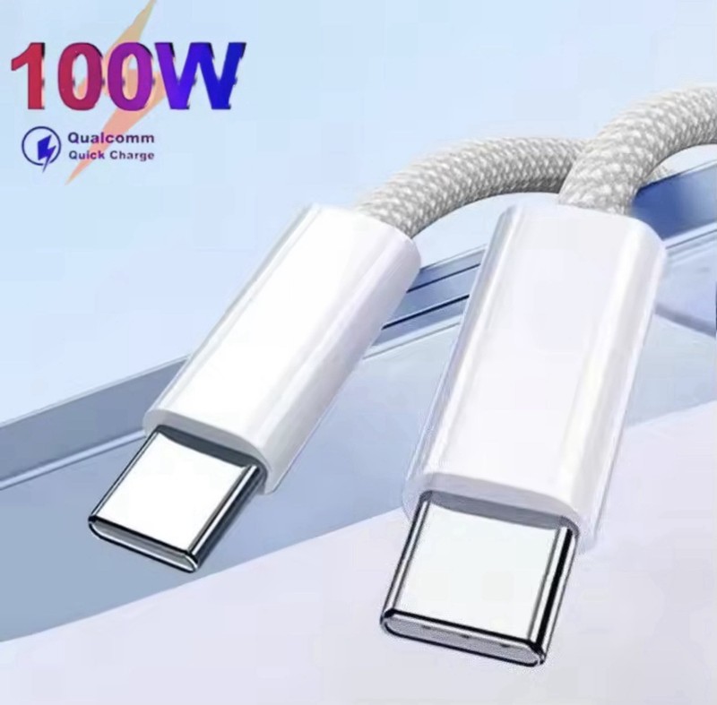 100W Type C To Type C Charging Cable For Fast Charging With A Reliable Cable gallery