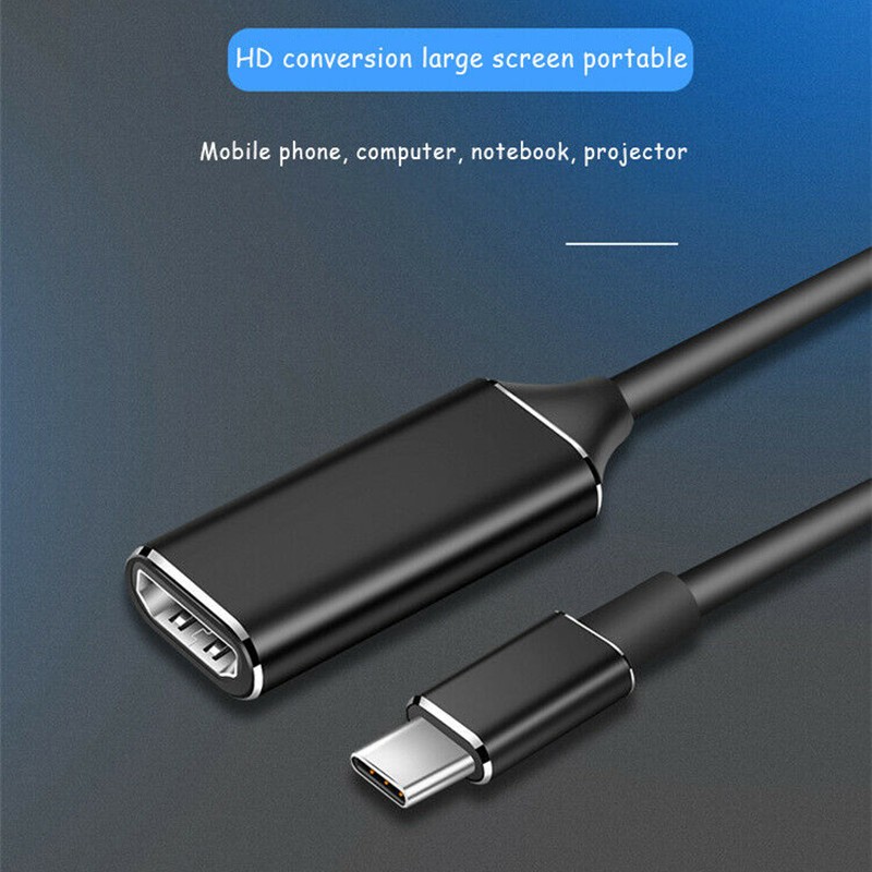 Type-C to HDMI HD TV USB 3.1 4K Adapter Cable For Laptop Tablet Phone Universal gallery