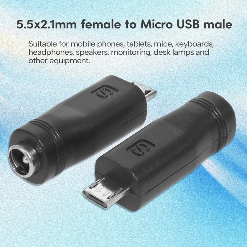 DC5521 Power Adapter Type-C/Mini USB /Mirco USB Charging Connector Safe Charge gallery