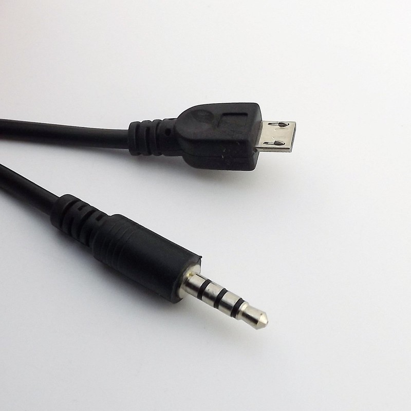 Micro USB Male to Stereo 3.5mm Male Car AUX Out Cable For Samsung Android Huawei gallery