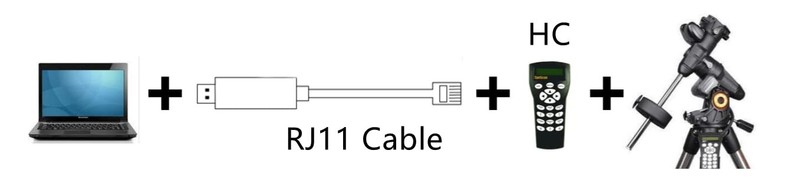 RJ11 Control Cable for Skywatcher HC USB to RJ11 Console Cable for Skywatcher... gallery
