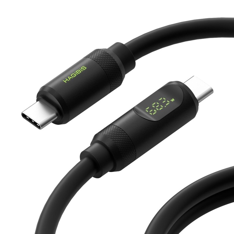 Hagibis USB 4 Cable LED Display 240W 8K 40Gbps Thunderbolt