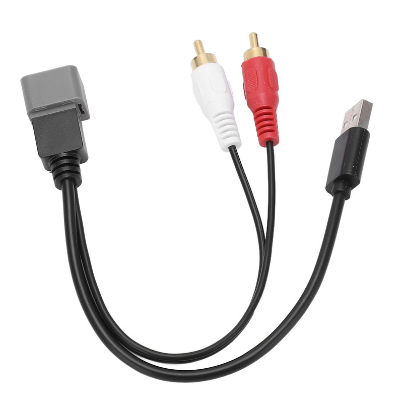 9.06in USB Adapter Cable For High-Speed Data Transfer For Car Audio HQBY
