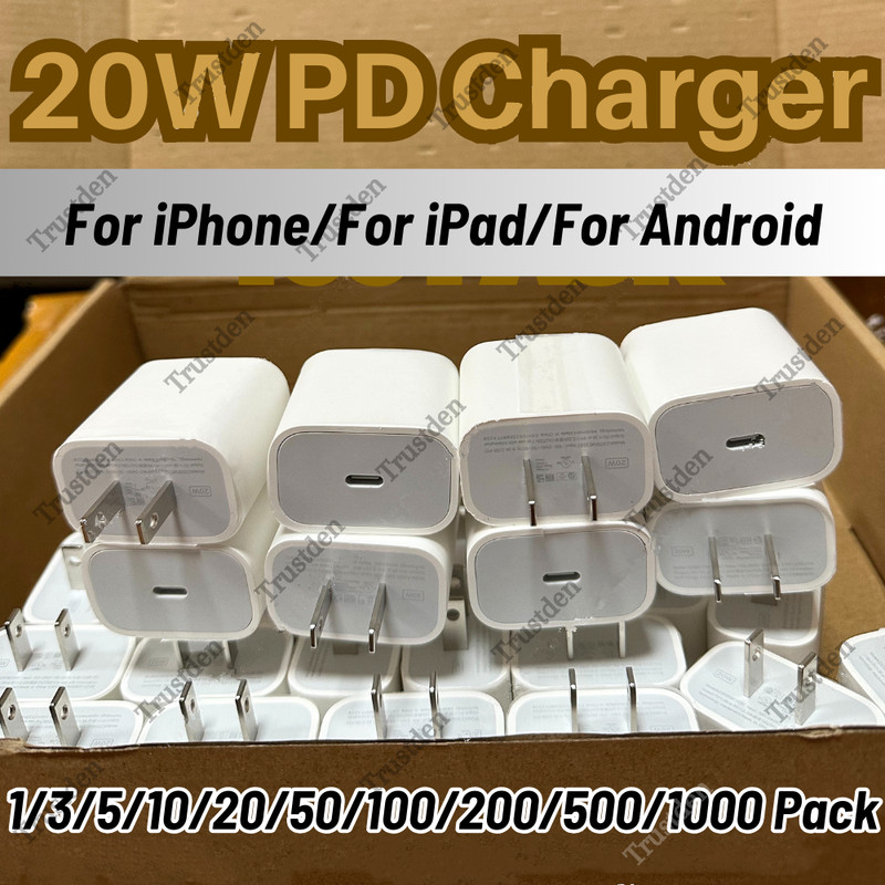 20W USB C Type C Fast Charger Power Adapter Block Lot For iPhone 16 15 14 13 12
