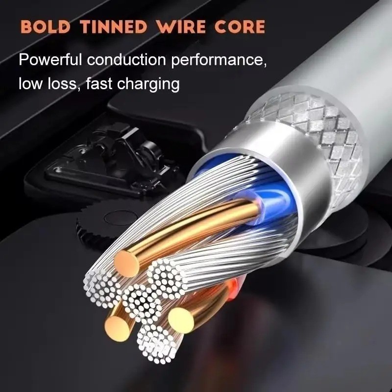 3PCS 100W 6A USB-C Fast Charging Cable Data Cord Samsung Xiaomi Huawei gallery