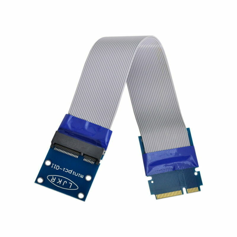 CABLECY Male to Female Mini PCI Express PCI-e Mini Card 52p Extension Flexible gallery