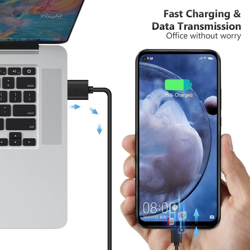 USB Type C Fast Data 3.28ft Charging Cable for Samsung LG Huawei Android Tablets gallery