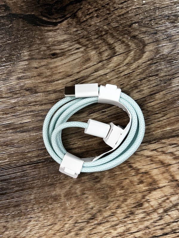 iPhone Compatible USB-C Fast Charging Cable 3ft Cord Type C Charger Light Green