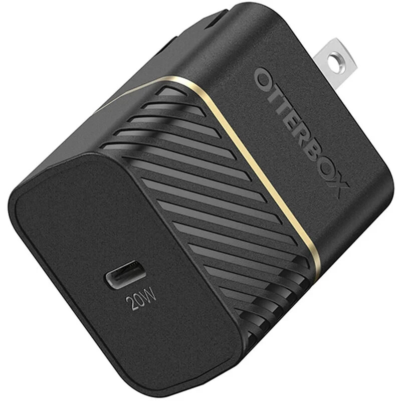 OtterBox USB-C Fast Charge Wall Charger 20W - Black- For IPhone & Samsung New gallery
