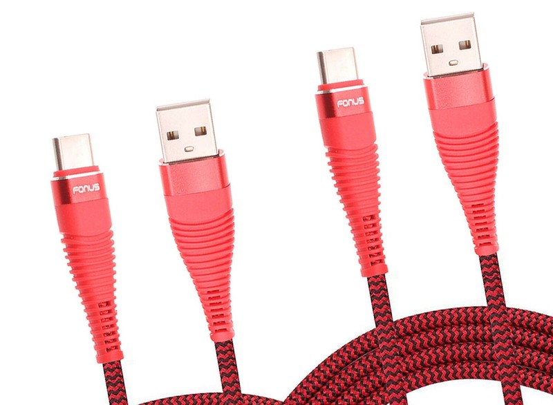 Fast Charge 6ft and 10ft Long USB-C Cables TYPE-C Cord Power Wire for Tablets