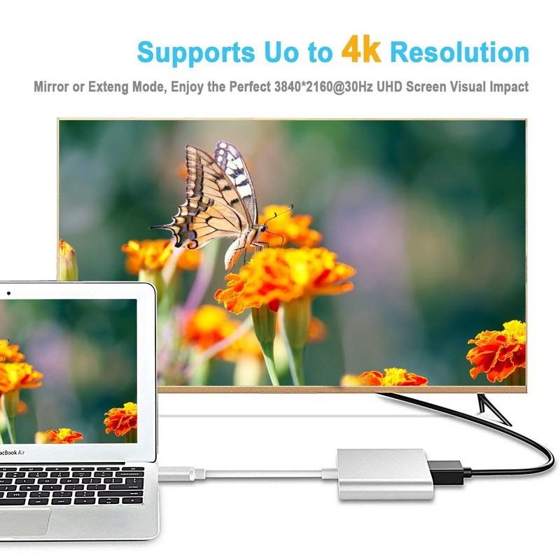 USB-C Type C to HDMI HDTV Cable Phone to TV Adapter For iPhone 16 15 Samsung S26 gallery