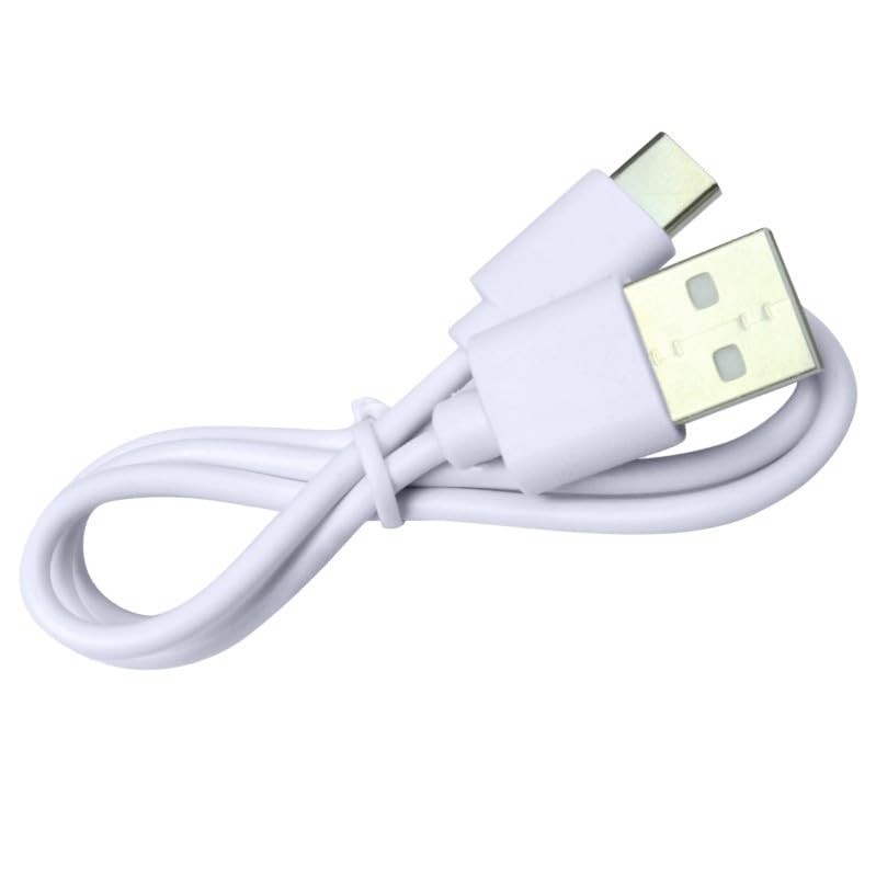 Long-Lasting Type-C Fast Charging Data Cable White Portable USB Cord