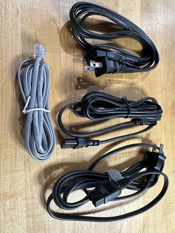 32 Assorted Cables & Adapters USB-A & B, iPhone, network, more. Used/working gallery