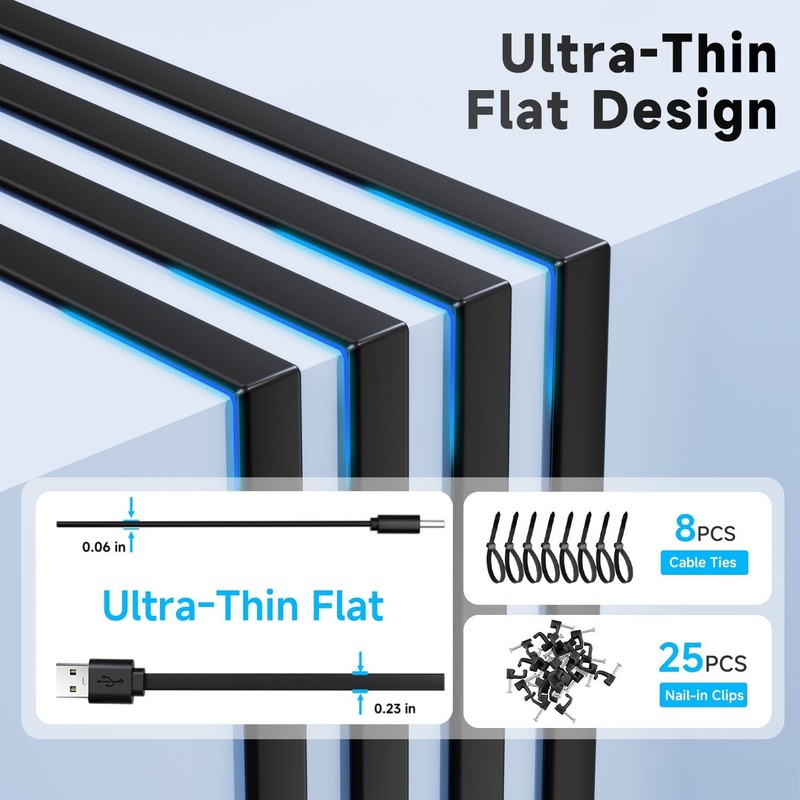 16.4ft USB C Replacement Cable 2 Pack gallery