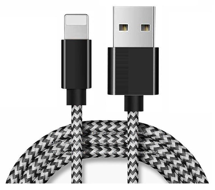 3M Extra Long Strong Braided Charger Charging Cable iPhone 7 8 X XS IPAD 6 6S