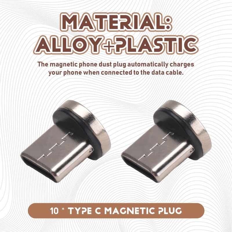7Pin Type C Magnetic Plug Tips Fast Charging Cable Adapter for Magnetic 9627 gallery