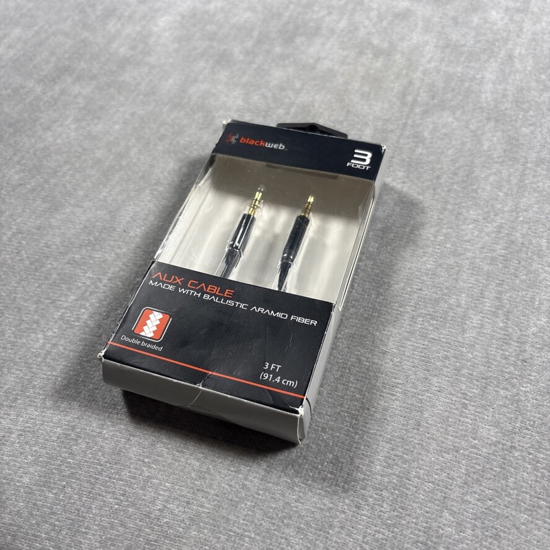 Blackweb 3ft Aux Cable Compatible with iPads, iPods, iPhones, Audio Players gallery