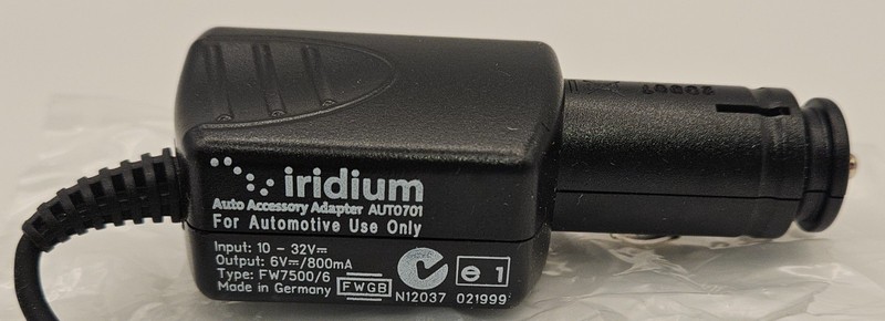 Iridium Auto Accessory Adapter AUTO701 Car Charger for Satelite Phone gallery