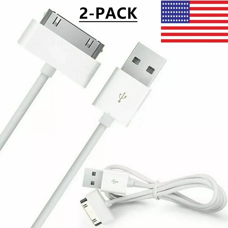 30Pin USB Data Sync Cable Charger For Apple iPad 1 2 3 iPod Touch classic