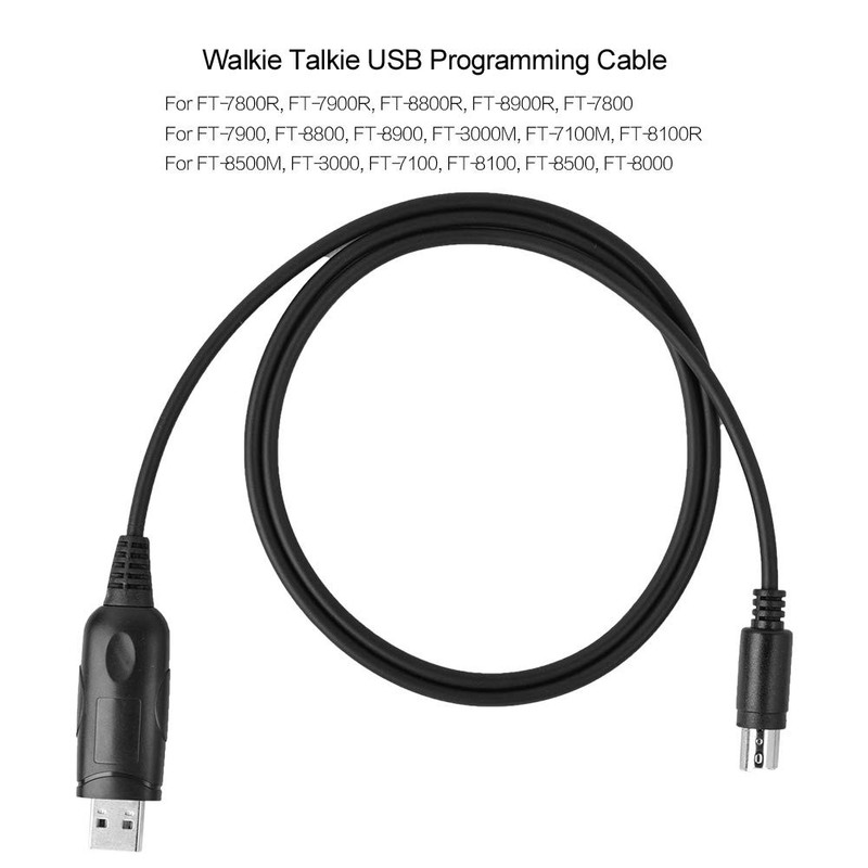 USB Walkie Talkie Programming Cable for Yaesu FT7800R FT7900R FT8800R gallery