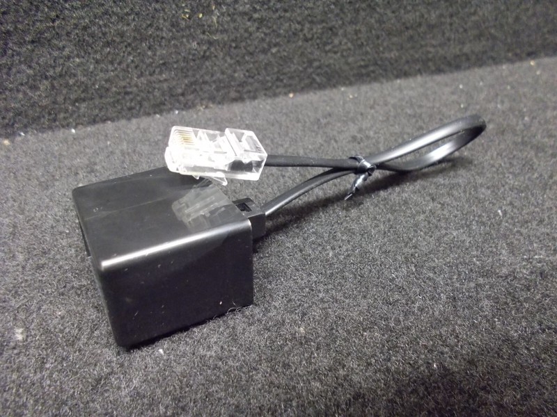 Tae Adapter Cable, RJ11 Plug to 3x Tae-N Socket, 20cm, Black. #K-343-08