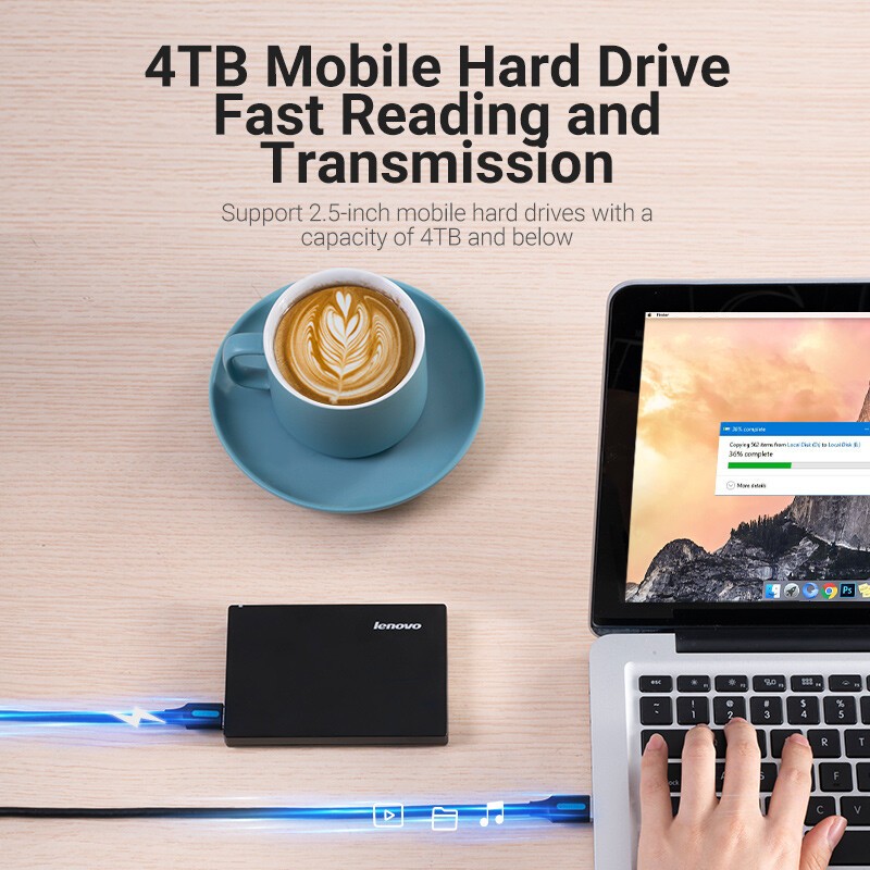 USB 3.0 Cable Lead To Micro B for Seagate Game Camera External Hard Drive 2.5 gallery