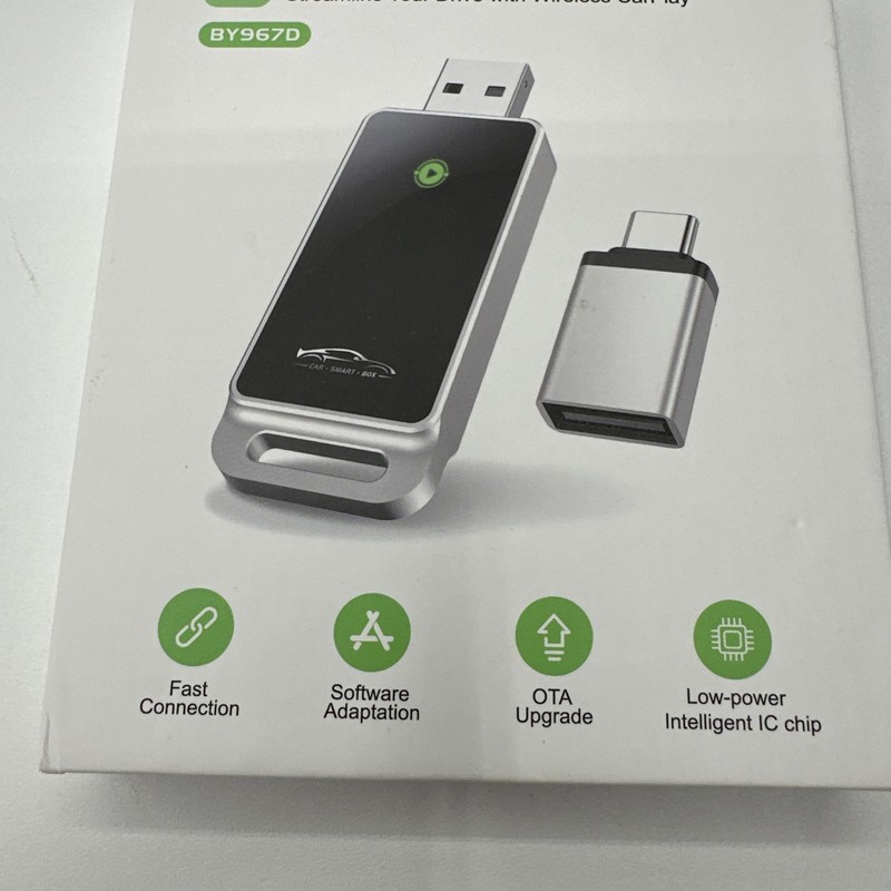 Wireless CarPlay Adapter 2024 Apple BY967D NEW fast connection gallery