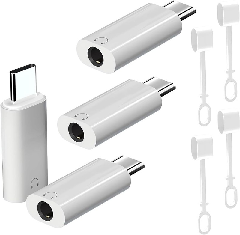 Versatile USB C to 3.5mm Headphone Adapter - Supports Wired Control & HiFi Sound gallery