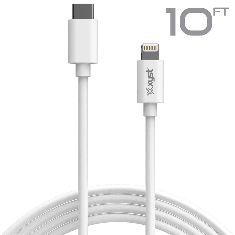 Xyst Charge and Sync USB-C to Cable 10Ft with Reversible Tip and Slim Design gallery