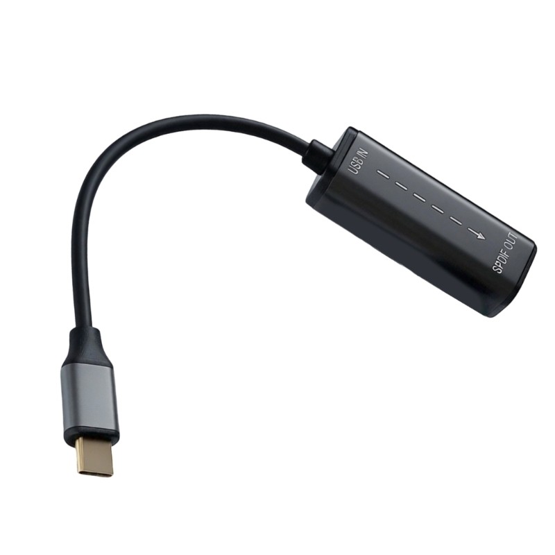 20cm Type C/USB To Optically Fiber Adapter Wire For Audiophiles And Music Lovers