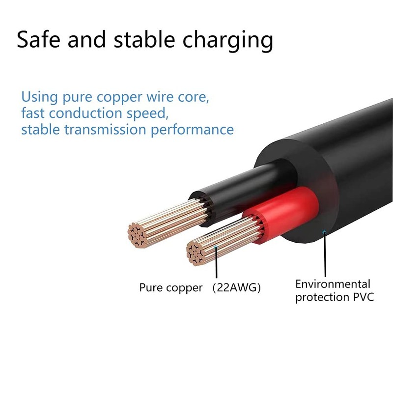 USB to DC 5V Power Cord, Universal DC 5.5x2.1mm Cable with 8 Connectors gallery