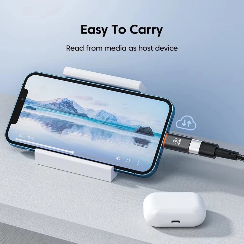 USB C to 8-Pin Fast Charging Adapter 20W PD Type C Charging Converter Phone gallery