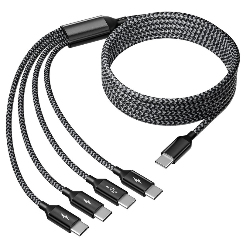 4 in 1 USB C Multi Charging Cable Multiple Devices