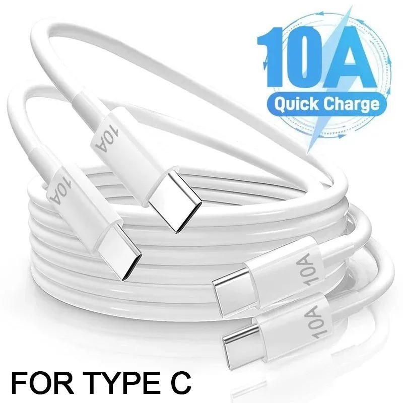 120W 10A USB-C to USB-C Fast Charging Cable Data Sync Cord gallery