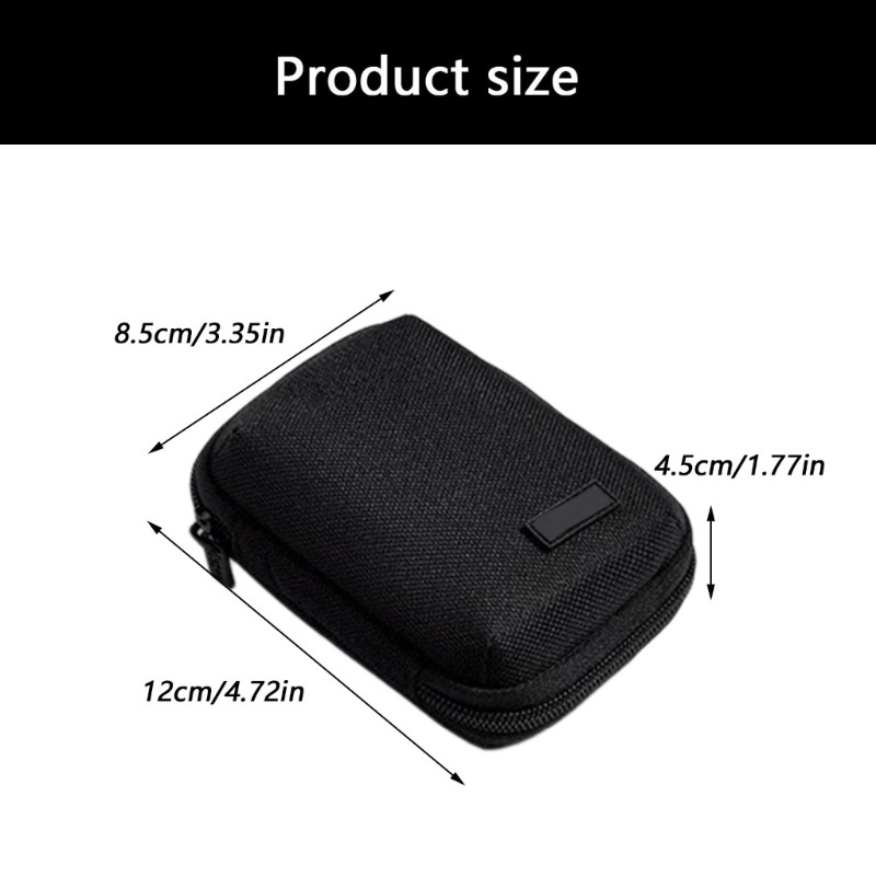 Charging Data Cable Storage Case Scratchproof Wire Pouch for Earphone USB Cable gallery