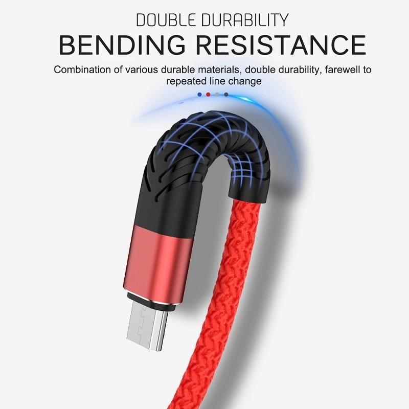 Heavy Duty Micro USB Fast Charger Data Cable Cord For Samsung LOT Android HTC LG gallery