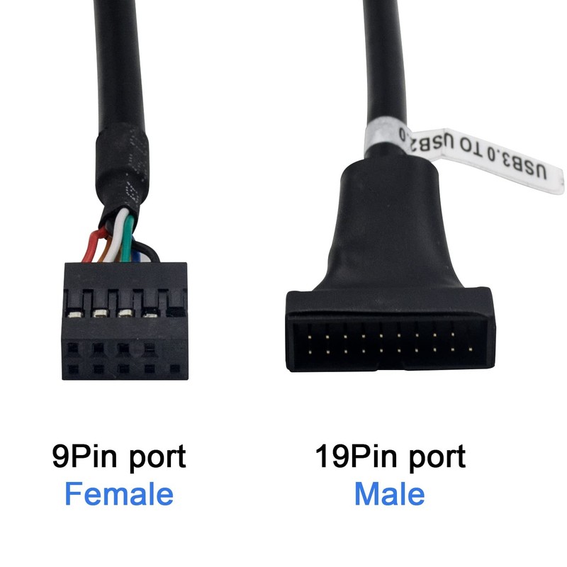 USB 3.0 Header to USB 2.0,USB 3.0 to USB 2.0 Motherboard Adapter Cable,19 Pin... gallery